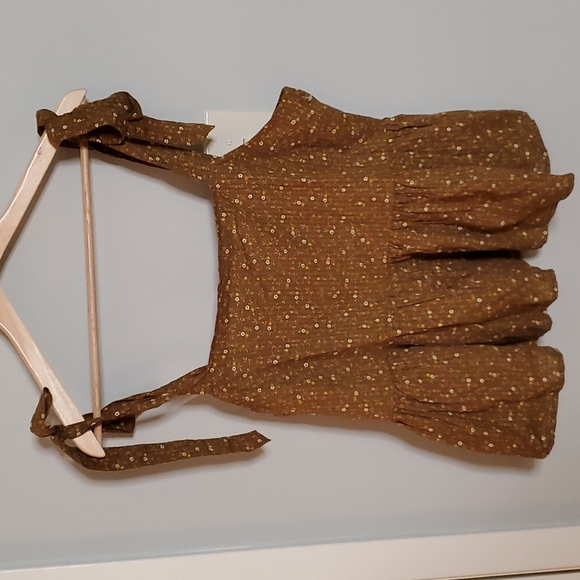 Madewell Tops - Madewell Rosalie Tie-Strap Top in Daisy Stitch size L